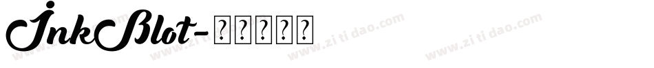InkBlot字体转换