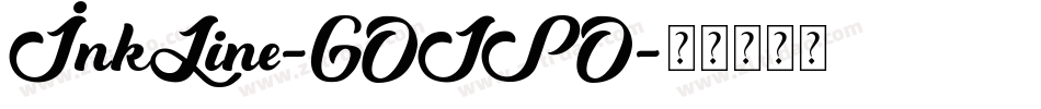 InkLine-GOJPO字体转换