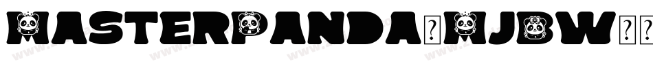 MasterPanda-MjBw字体转换