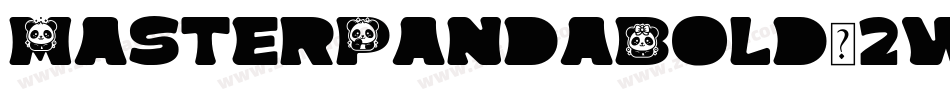 MasterPandaBold-2wnl字体转换