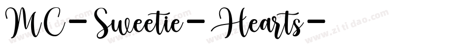 MC-Sweetie-Hearts字体转换