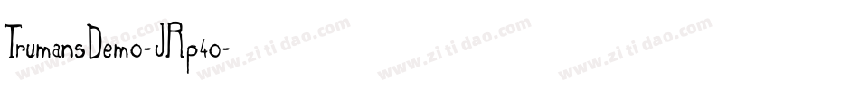 TrumansDemo-JRp4o字体转换