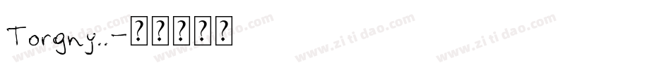 Torgny..字体转换