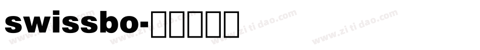 swissbo字体转换