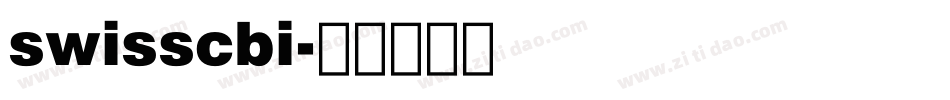 swisscbi字体转换