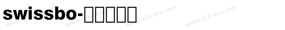 swissbo字体转换