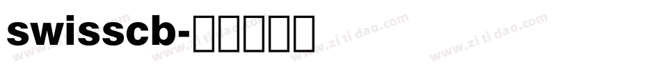 swisscb字体转换