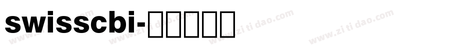 swisscbi字体转换