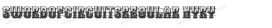 SwordOfCircuitsRegular-nyRY字体转换