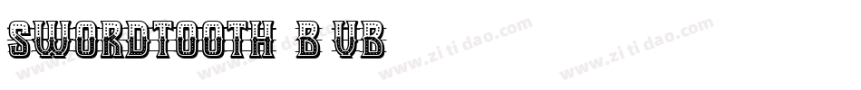 Swordtooth-7B9VB字体转换