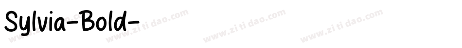 Sylvia-Bold字体转换