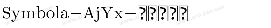 Symbola-AjYx字体转换