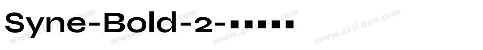 Syne-Bold-2字体转换