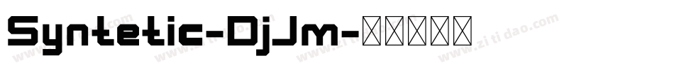 Syntetic-DjJm字体转换