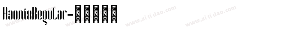 AzonixRegular字体转换 AzonixRegular字体转换