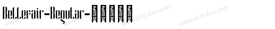 Bellefair-Regular字体转换 Bellefair-Regular字体转换