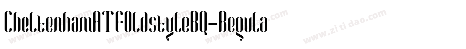 CheltenhamATFOldstyleBQ-Regular字体转换