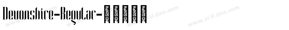 Devonshire-Regular字体转换 Devonshire-Regular字体转换