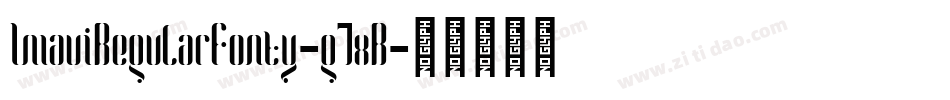 ImauiRegularFonty-g7xR字体转换