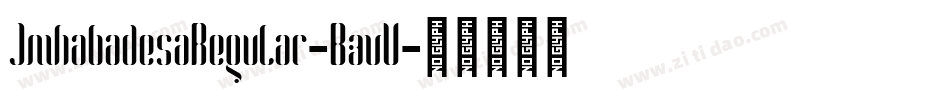 JmhabadesaRegular-BzvV字体转换