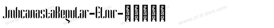 JmhcanastaRegular-Elmr字体转换