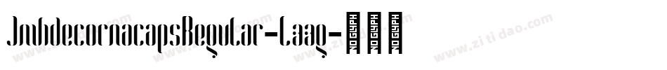 JmhdecornacapsRegular-Lzzg字体转换