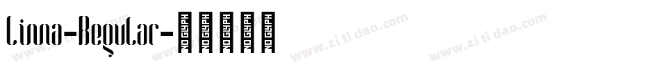 Linna-Regular字体转换