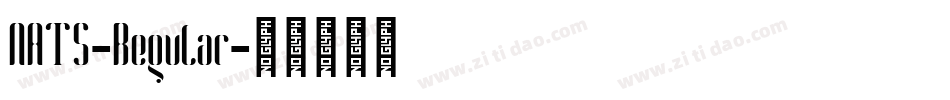 NATS-Regular字体转换