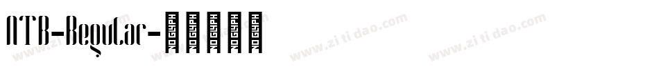 NTR-Regular字体转换