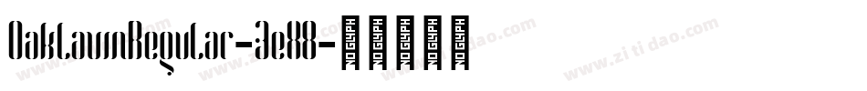 OaklawnRegular-ZeX8字体转换