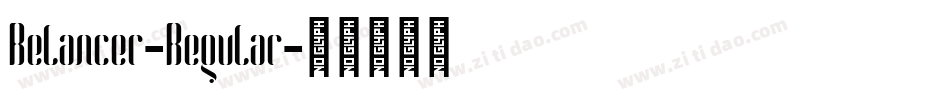 Relancer-Regular字体转换 Relancer-Regular字体转换