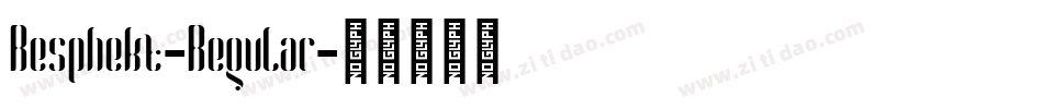 Resphekt-Regular字体转换