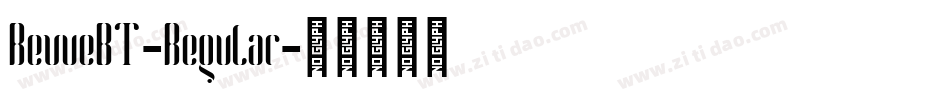 RevueBT-Regular字体转换