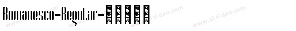 Romanesco-Regular字体转换