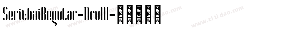 SerithaiRegular-DrvW字体转换