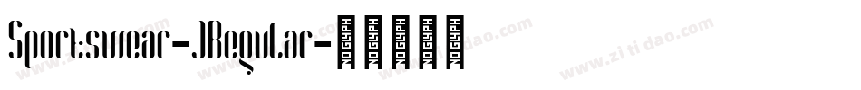 Sportswear-JRegular字体转换 Sportswear-JRegular字体转换