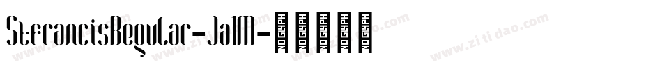 StfrancisRegular-Ja1M字体转换
