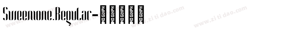 Sweemone.Regular字体转换