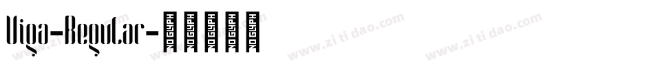 Viga-Regular字体转换