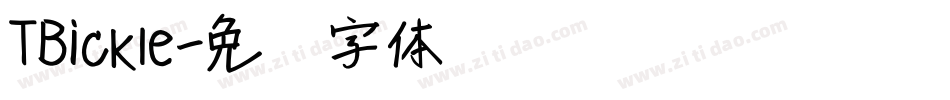 TBickle字体转换
