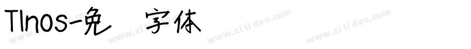 TInos字体转换