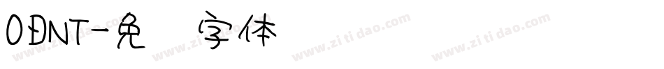 ODNT字体转换