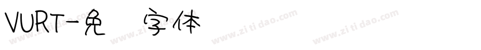 VURT字体转换