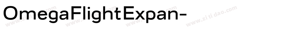 OmegaFlightExpan字体转换