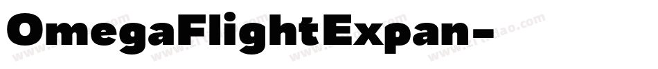 OmegaFlightExpan字体转换