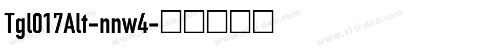 Tgl017Alt-nnw4字体转换