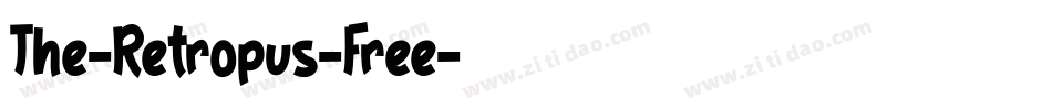 The-Retropus-Free字体转换