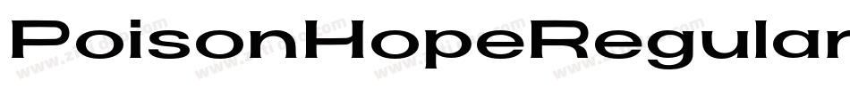 PoisonHopeRegular字体转换