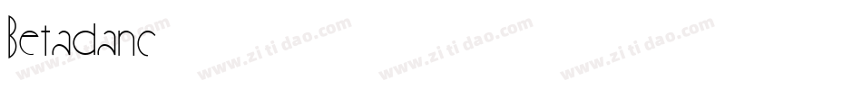 Betadanc字体转换