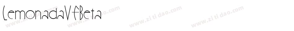 LemonadaVFBeta字体转换